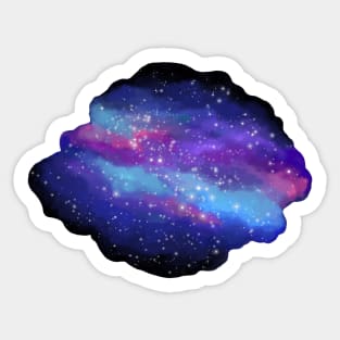 Colorful Galaxy Sticker